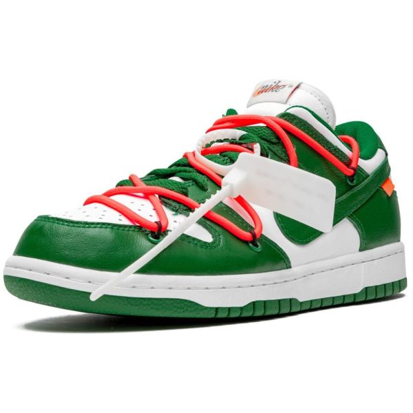 Nike Dunk Trainers, Off White Shoes & Trainers, OFF-WHITE x Nike Dunk Low 'Pine Green'