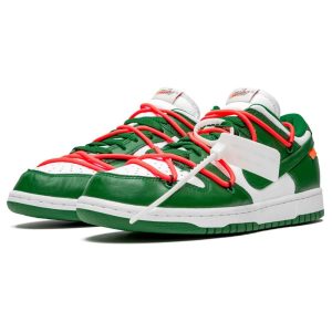 Nike Dunk Trainers, Off White Shoes & Trainers, OFF-WHITE x Nike Dunk Low 'Pine Green'