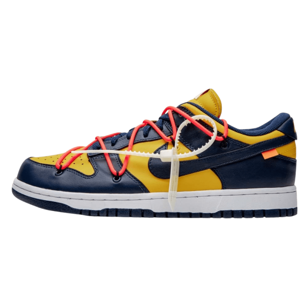 Nike Dunk Trainers, Off White Shoes & Trainers, OFF-WHITE x Nike Dunk Low 'University Gold'