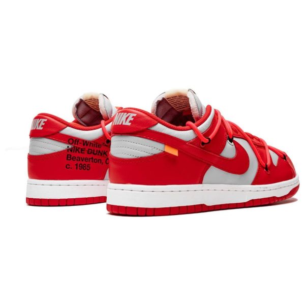 Nike Dunk Trainers, Off White Shoes & Trainers, OFF-WHITE x Nike Dunk Low 'University Red'