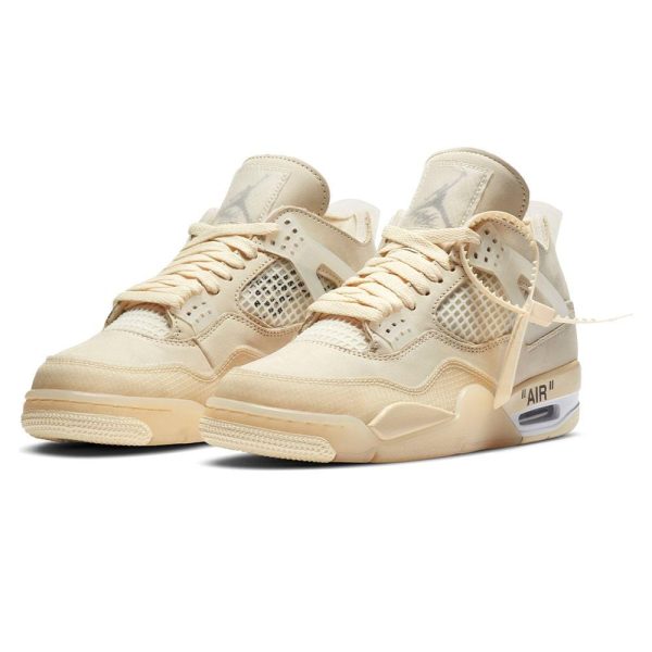 Jordan 4, Jordans Women's, Off White Shoes & Trainers, OFF-WHITE x Wmns Air Jordan 4 SP 'Sail'