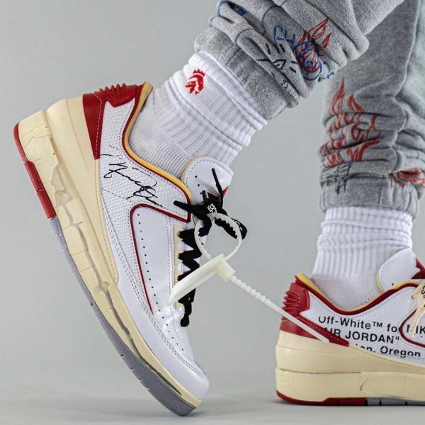 Jordan 2, Off White Shoes & Trainers, Off-White x Air Jordan 2 Retro Low SP 'White Varsity Red'