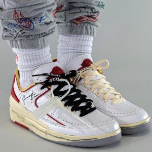 Jordan 2, Off White Shoes & Trainers, Off-White x Air Jordan 2 Retro Low SP 'White Varsity Red'