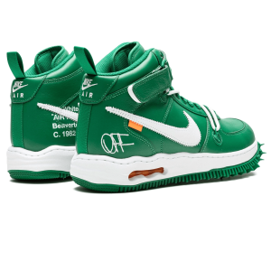 Nike Air Force 1, Off White Shoes & Trainers, Off-White x Nike Air Force 1 Mid 'Pine Green'