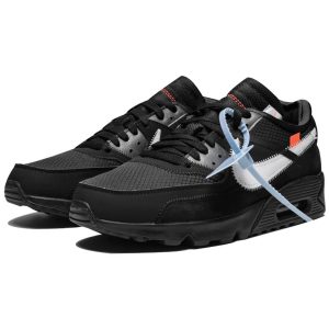 Nike Air Max, Nike Air Max 90, Off White Shoes & Trainers, Off-White x Nike Air Max 90 Black