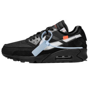 Nike Air Max, Nike Air Max 90, Off White Shoes & Trainers, Off-White x Nike Air Max 90 Black