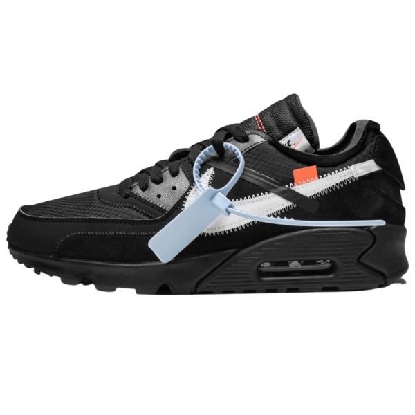 Nike Air Max, Nike Air Max 90, Off White Shoes & Trainers, Off-White x Nike Air Max 90 Black