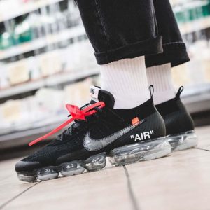 Off White Shoes & Trainers, Off-White x Nike Air VaporMax Flyknit Black