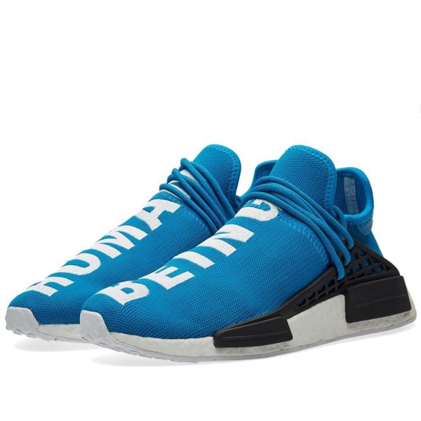 Adidas NMD, Adidas Pharrell Williams Shoes & Trainers, PHARRELL WILLIAMS X ADIDAS HU HUMAN RACE NMD - BLUE