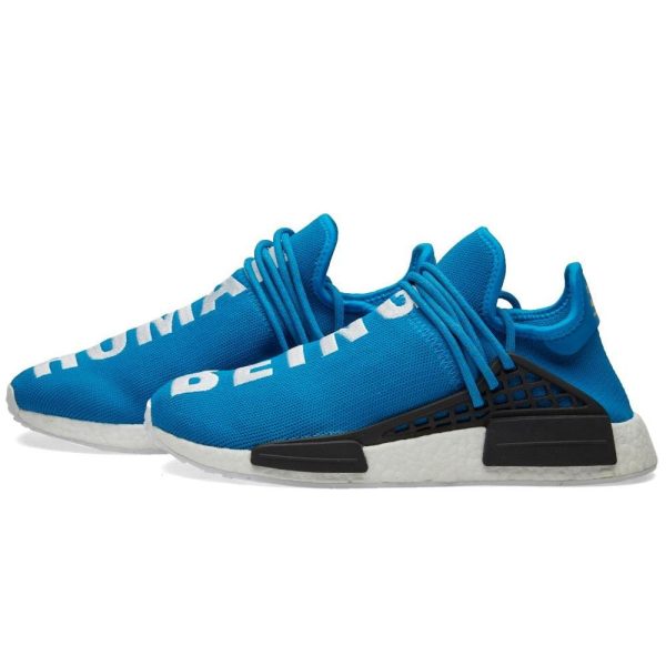 Adidas NMD, Adidas Pharrell Williams Shoes & Trainers, PHARRELL WILLIAMS X ADIDAS HU HUMAN RACE NMD - BLUE