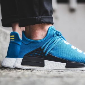 Adidas NMD, Adidas Pharrell Williams Shoes & Trainers, PHARRELL WILLIAMS X ADIDAS HU HUMAN RACE NMD - BLUE