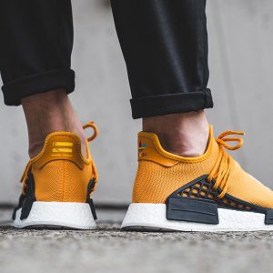 Adidas NMD, Adidas Pharrell Williams Shoes & Trainers, PHARRELL WILLIAMS X ADIDAS NMD HUMAN RACE  TANGERINE