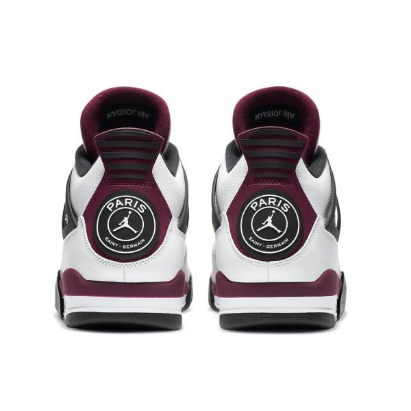 Jordan 4, Paris Saint-Germain x Air Jordan 4 Retro 'Bordeaux'