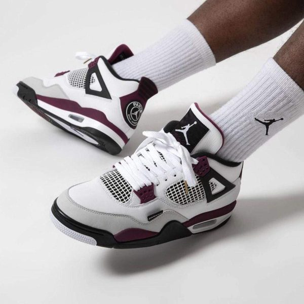 Jordan 4, Paris Saint-Germain x Air Jordan 4 Retro 'Bordeaux'