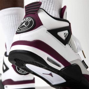 Jordan 4, Paris Saint-Germain x Air Jordan 4 Retro 'Bordeaux'