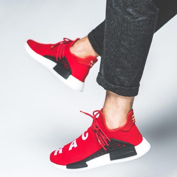 Adidas NMD, Adidas Pharrell Williams Shoes & Trainers, Pharrell Williams x adidas NMD HU  Scarlet