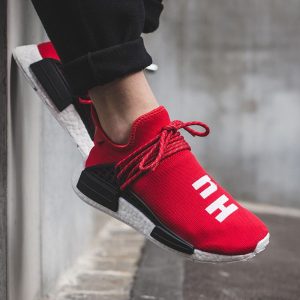 Adidas NMD, Adidas Pharrell Williams Shoes & Trainers, Pharrell Williams x adidas NMD HU  Scarlet