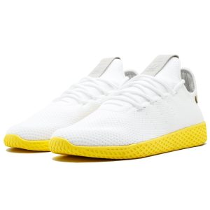 Adidas Pharrell Williams Shoes & Trainers, Adidas Stan Smith Shoes & Trainers, Pharrell Williams x adidas Originals Tennis HU White-Yellow