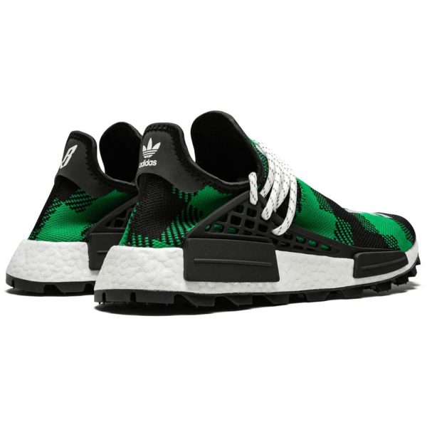 Adidas NMD, Pharrell x Billionaire Boys Club x NMD Human Race Trail 'Green Plaid'