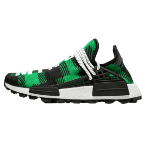 Adidas NMD, Pharrell x Billionaire Boys Club x NMD Human Race Trail 'Green Plaid'