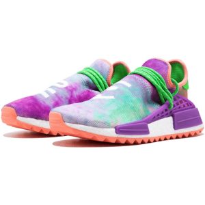 Adidas NMD, Adidas Pharrell Williams Shoes & Trainers, Pharrell x NMD Trail Holi Human Race Chalk Coral