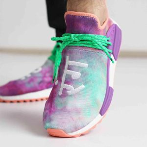 Adidas NMD, Adidas Pharrell Williams Shoes & Trainers, Pharrell x NMD Trail Holi Human Race Chalk Coral