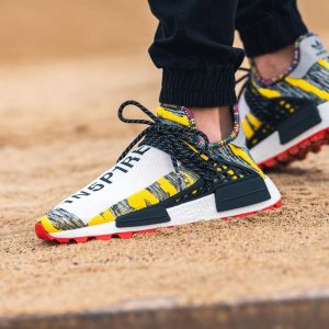 Adidas NMD, Adidas Pharrell Williams Shoes & Trainers, Pharrell x adidas Afro NMD Hu Pack Black Multi