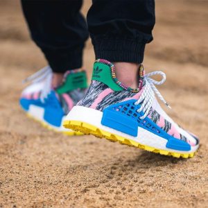 Adidas NMD, Adidas Pharrell Williams Shoes & Trainers, Pharrell x adidas Afro NMD Hu Pack Red Multi