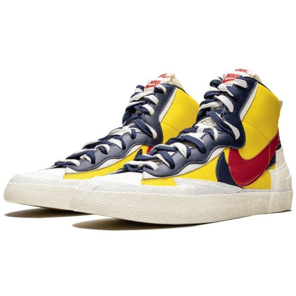 Nike Blazer, sacai, Sacai x Nike Blazer Mid 'Maize Navy'