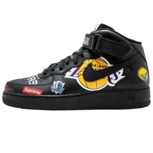 Nike Air Force 1, Supreme x NBA x Air Force 1 Mid 07 'Black'