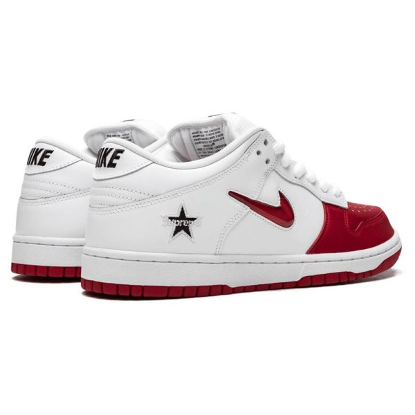 Nike SB Skate Shoes, Supreme x Nike SB Dunk Low Red White