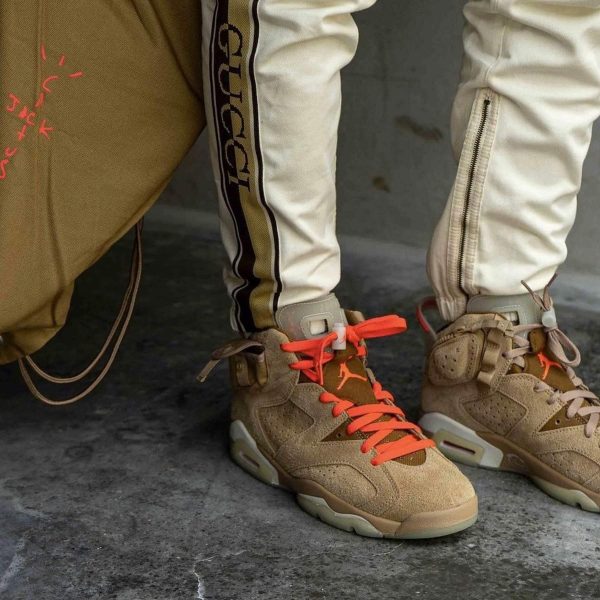 Jordan 6, Travis Scott x Air Jordan 6 Retro 'British Khaki'