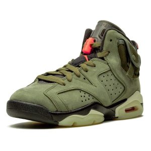 Jordan 6, Travis Scott x Air Jordan 6 Retro GS 'Olive'