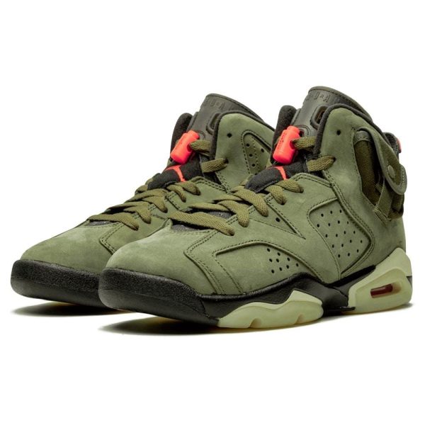 Jordan 6, Travis Scott x Air Jordan 6 Retro GS 'Olive'