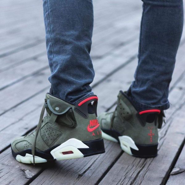 Jordan 6, Travis Scott x Air Jordan 6 Retro 'Olive'