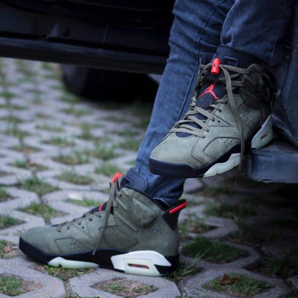 Jordan 6, Travis Scott x Air Jordan 6 Retro 'Olive'