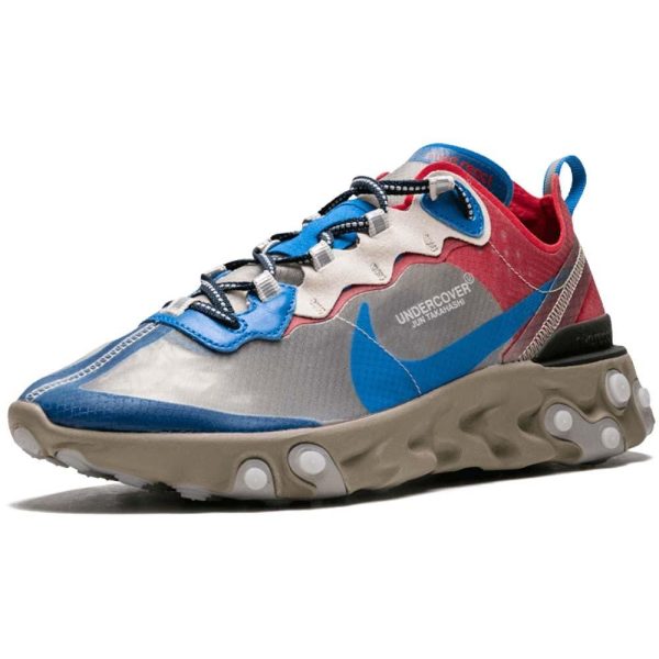 Nike React Element 87 Trainers, Undercover x Nike React Element 87 Khaki Red