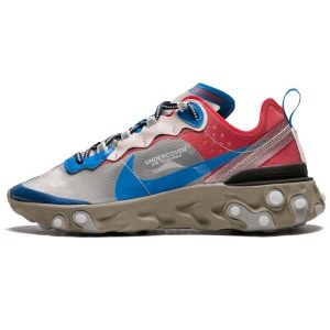 Nike React Element 87 Trainers, Undercover x Nike React Element 87 Khaki Red