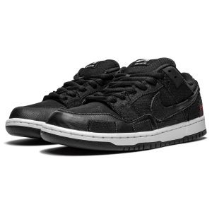 Nike Dunk Trainers, Nike SB Skate Shoes, Wasted Youth x Nike Dunk Low SB 'Black Denim'