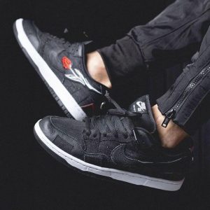 Nike Dunk Trainers, Nike SB Skate Shoes, Wasted Youth x Nike Dunk Low SB 'Black Denim'