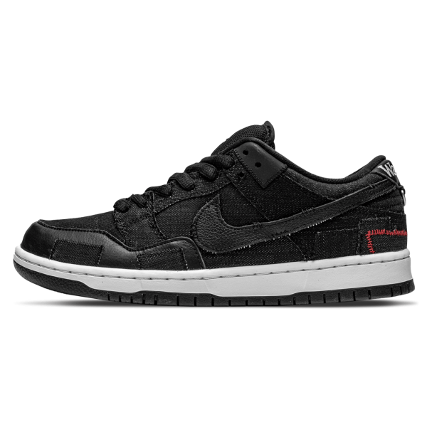 Nike Dunk Trainers, Nike SB Skate Shoes, Wasted Youth x Nike Dunk Low SB 'Black Denim'