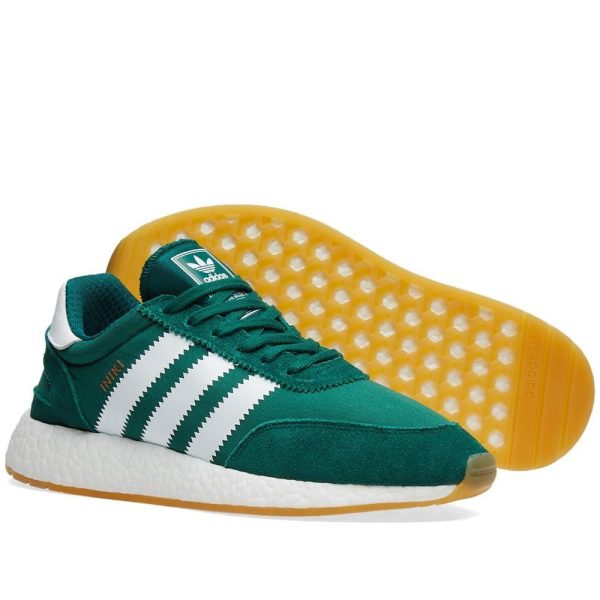 Adidas Iniki Trainers, adidas Iniki Runner Collegiate Green-Gum