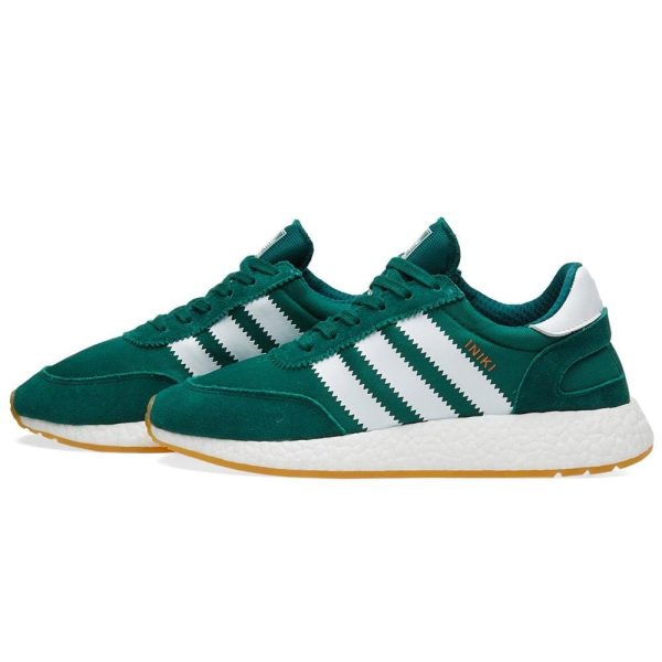 Adidas Iniki Trainers, adidas Iniki Runner Collegiate Green-Gum