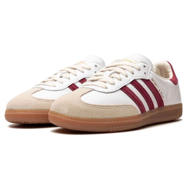 Adidas Samba, adidas Samba OG x  Sporty & Rich 'White Core Burgundy'