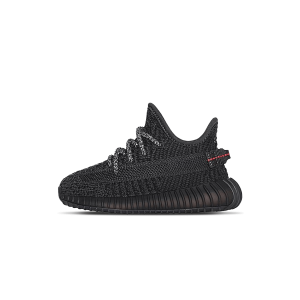 Yeezy 350, adidas Yeezy Boost 350 V2 Infant 'Black Non-Reflective'